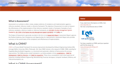 Desktop Screenshot of cmmi-assessment.com