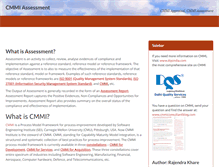 Tablet Screenshot of cmmi-assessment.com
